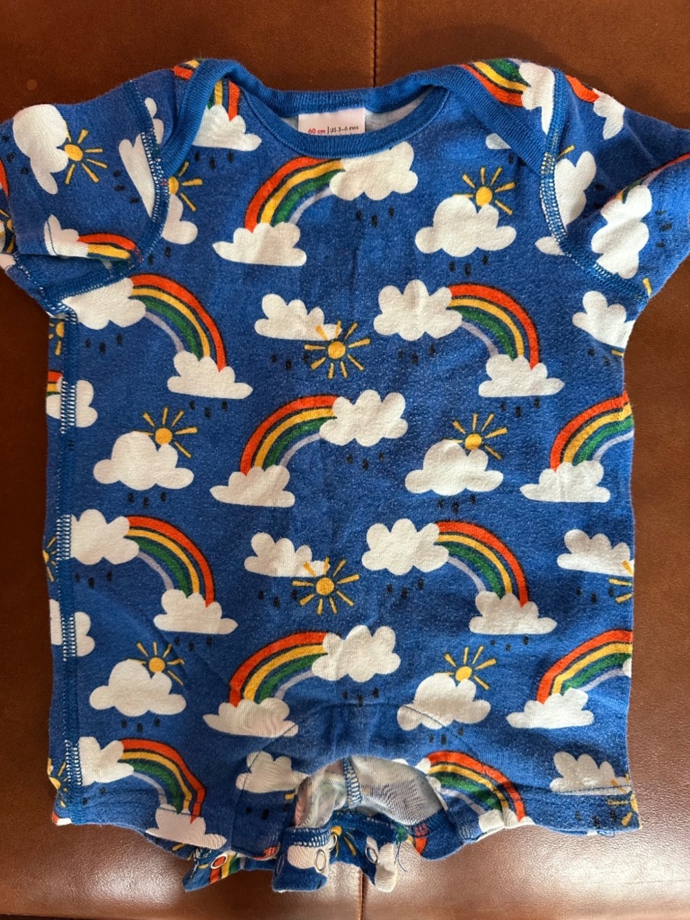 Hanna Andersson 3-6 month Rainbow pajamas